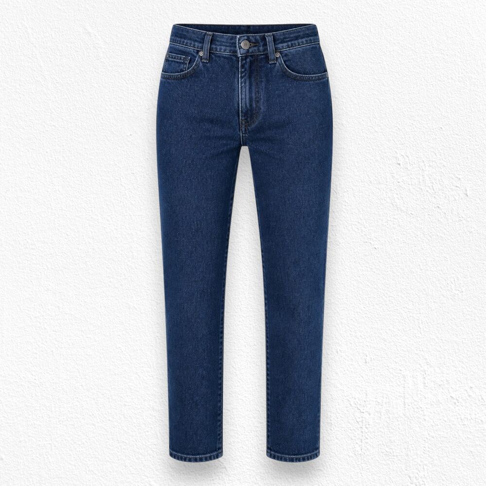 BLDWN Ankle Skinny Jeans Aura Dark Wash Stretch Denim Size 24 NWT Made USA